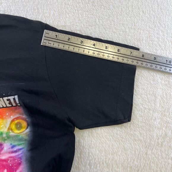 Small Black Welcome to the Internet Meme Shirt Lost Gods Cat Unicorn - Picture 11 of 15